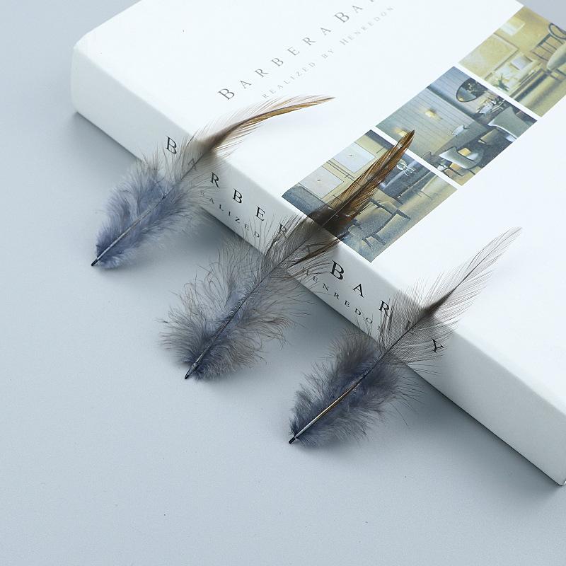 Long Red Pointed Feathers Colored Chicken Feathers Dream Catcher Cat Stick Decorative Accessories Diy Handmade Materials