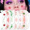 Christmas Face Sticker Temporary Freckle Tattoo Sticker Waterproof Makeup Sticker Christmas Tattoos