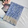 Winter Scarf for Women High End Fashion Houndstooth Shawl  Long Tassel Imitation Cashmere Men's Warm Scarf