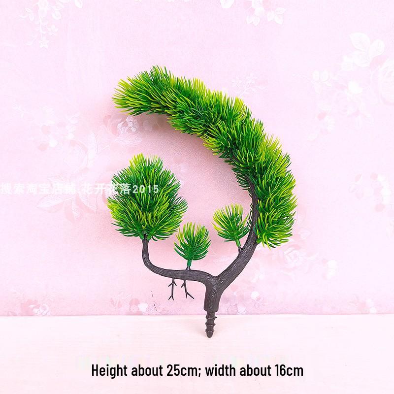 Artificial Pinus Thunbergii Tree Branch – Indoor/Outdoor Decorative Faux Greenery and Flower Arrangement.