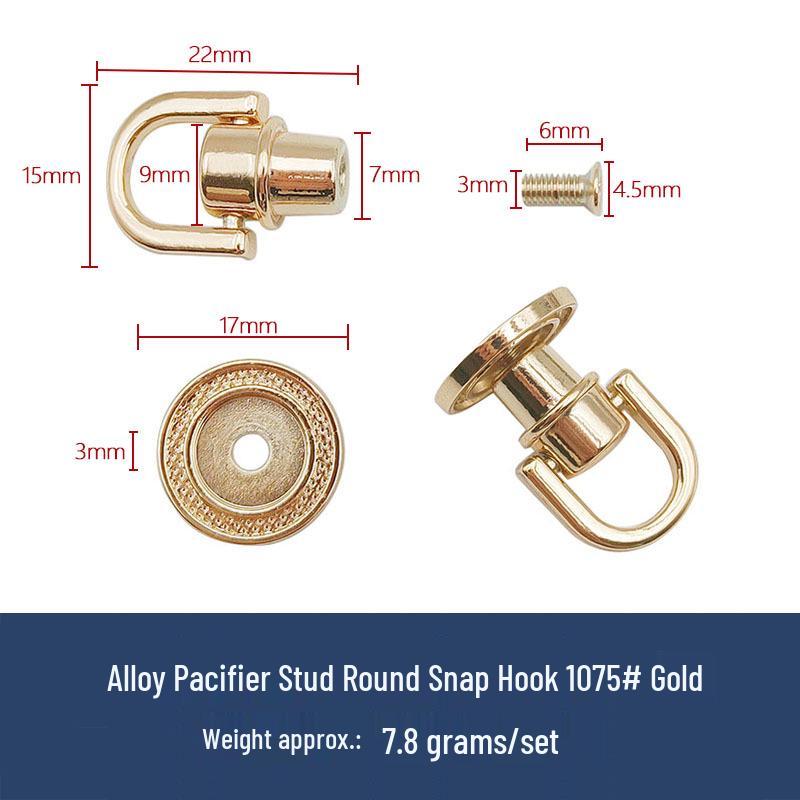 Taschen- und Gepäckzubehör: Ringe, Mönchskopf, Nippelstecker, DIY Lederschnallen, Schraubnieten