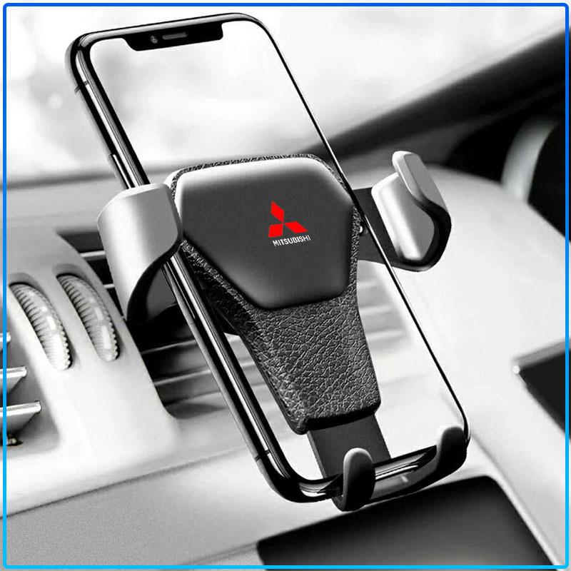 Grawitacyjny Uchwyt na Telefon do Samochodu Klips Powietrzny Stojak Akcesoria Do Mitsubishi Lancer Lancer ASX Outlander 2 3 Pajero Mirage exzos Pajero 4