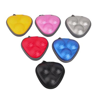 Custodia Scatola Tennis da Tavolo Borsa Portaoggetti 3 Palline Ping-Pong Scatole Rigide Organizer in Pu Sport Indoor Accessori Tennis da Tavolo Impermeabile