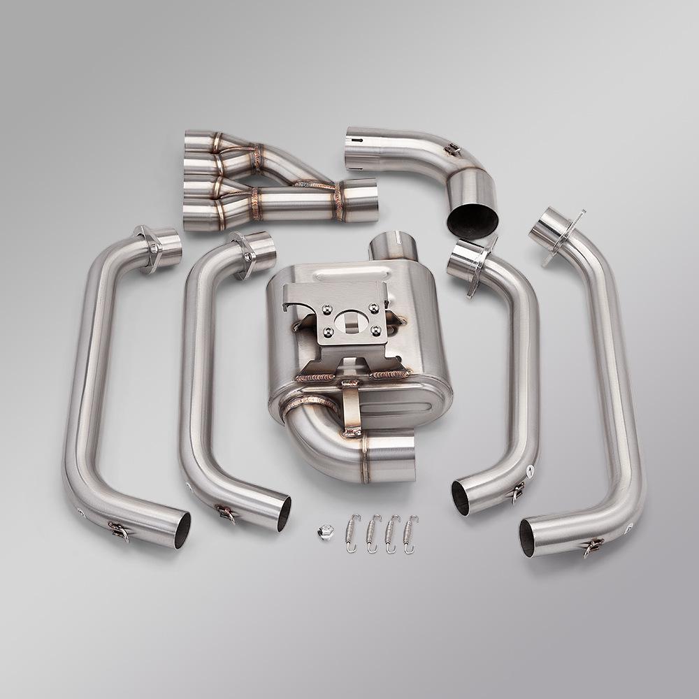 CBR650R Full System Exhaust Modification: Front Section & Muffler.