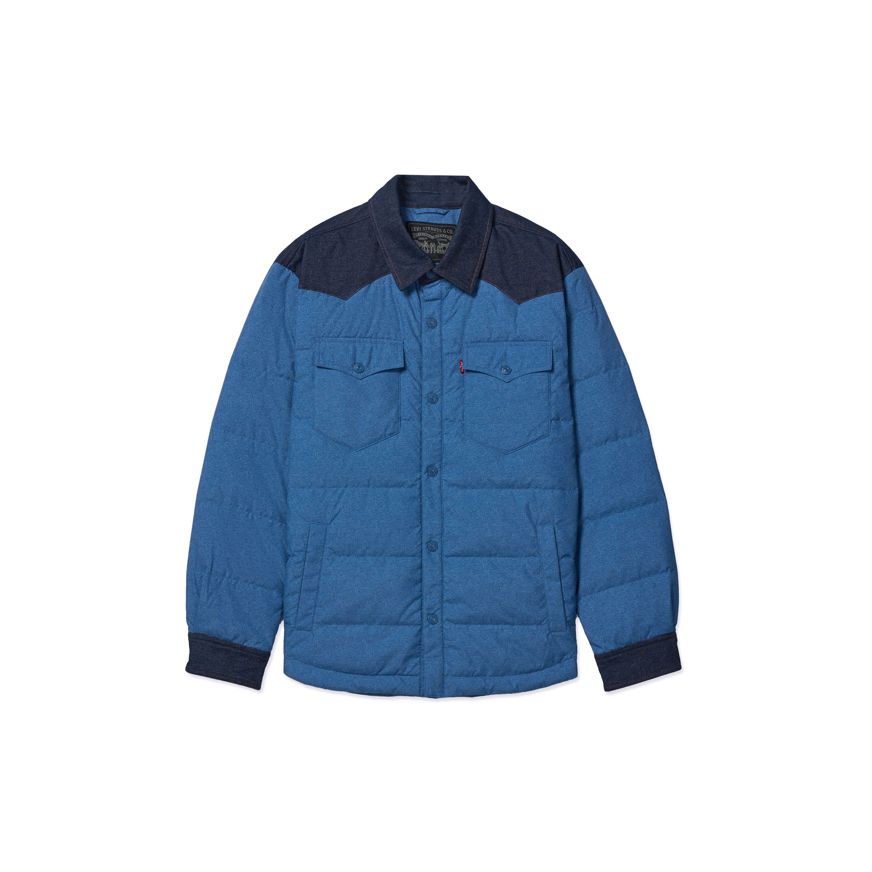 

Levis Модная Универсальная Простая Повседневная Удобная Пуховая Куртка с Воротником Унисекс Верхняя Одежда 004Z5-0000 XL