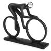Craft Modern Abstract Sculpture Sport Figure Statue Art Carving Resin Figurine(Bike Rider)