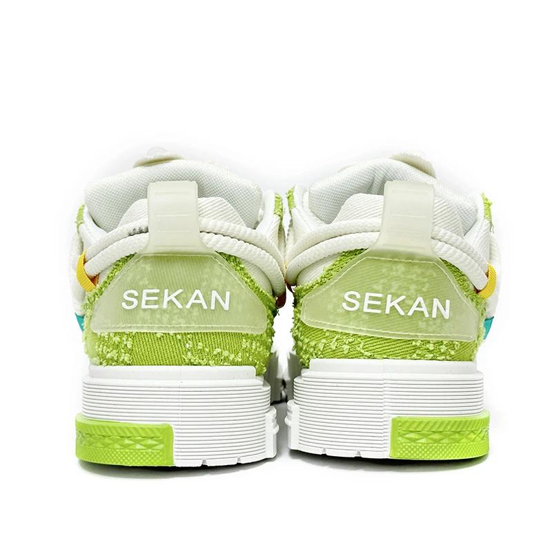2024 Nowe męskie sznurowane buty do biegania z niskim stanem, oddychające i wygodne, uniwersalne, codzienne, płócienne, spersonalizowane buty sportowe