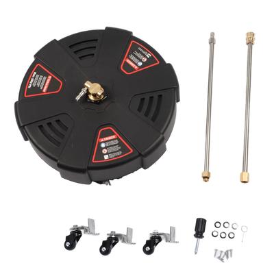 16 Inch Pressure Washer Surface Cleaner with 3 Wheels 3600PSI Stainless Steel Power Washer