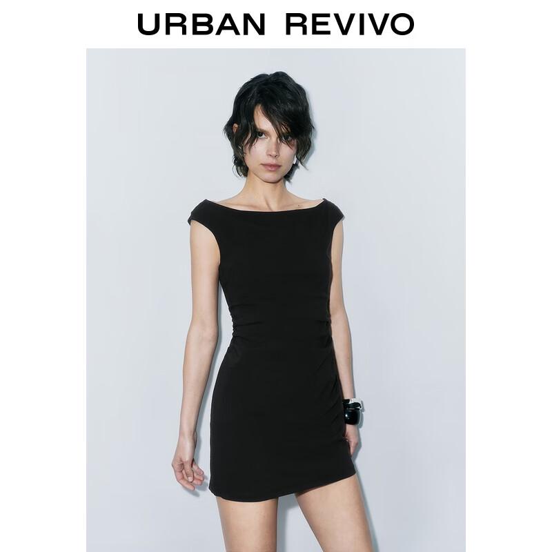 

Women s Off-Shoulder Pleated Mini Dress XL