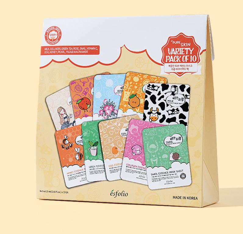 Esfolio Clean Skin Set – 10 Masken für jedes Hautproblem