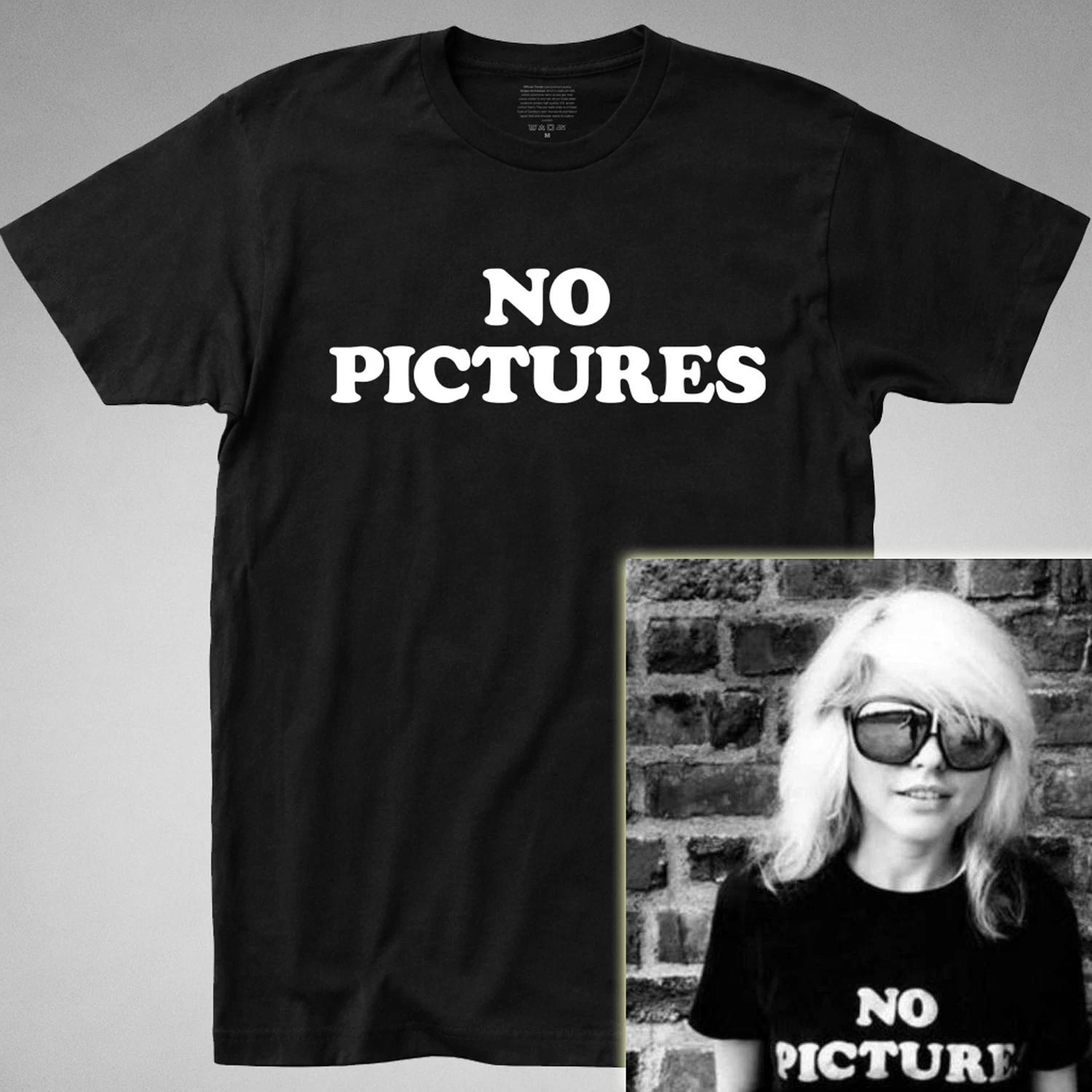 Футболка No Pictures , как носила Дебби Харри, Дебора, Blondie, 70-е, классический рок 3XL