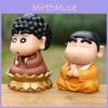 Crayon Shinchan Buddha Pose Pvc Figurine For Car And Home Decoration Gift