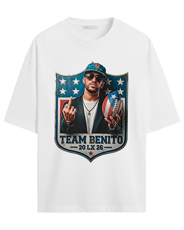 

BAD BUNNY SUPERBOWL 2026 Graphic T-shirt Men Women Crew Neck Cotton Oversized Y2k Short Sleeve High Quality Female Male Cloth... 5XL різнокольоровий
