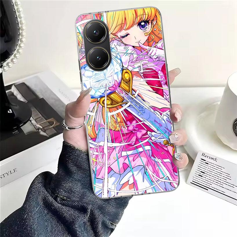 Pretty Cure Anime Soft Phone Case For Xiaomi Redmi 15C 15 13C 13 Poco X5 X6 X7 F7 Ultra M7 12C 12 10 10C 9C 9A 9T 9 Fundas Poco