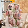 Phone Case: 2D Flat Samsung Galaxy A34 A35 M05 M06 S20 S22 S21 FE Plus 5G Protective Case, Couple Style, Tulip Rabbit, Christmas and Halloween Gift
