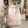 Schoolbag Sweet Wind Milk Blue Striped Stars Student Backpack Korean ins Vitality Age Reduction Travel Small Backpack