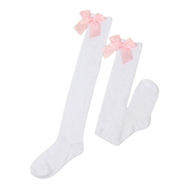 Cute Bow Boot Sock Leg Warmer High Sock for Daily Wear Cosplay Thigh High Sock Over the Knee High Boot Stocking Leg Warm