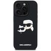 Karl Lagerfeld Hc 3D Rubber Double Heads Case For Iphone 16 Pro Black
