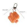 Fashionable Keyring Pork Rib Pendant Keychain Simulated Food Keyrings Jewelry