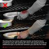 3PCS Grey Oven Shelf Cover Anti Scalding Oven Rack Cover Durable Oven Rack Protector  Baking Safety
