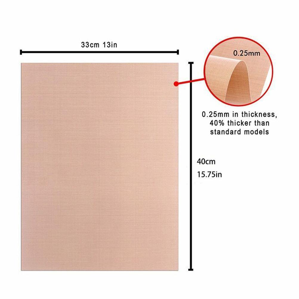2Pcs Heat-Proof Bbq Grill Mat Non-Stick Reusable Cooking Sheet for Shrimp Steak Veggie Bbq on All Grill Types