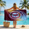 Aston Villa Football Beach Towel Soft Microfiber Summer Towel Quick Dry Absorbent Towel for Beach Swimming Pool Travel