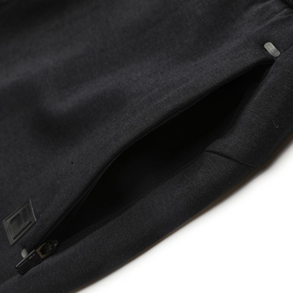 FILA Solid Color Knit Cuffed Casual Pants Men bottoms Black F11M317603F-BK