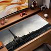 New Mouse Pad Gamer France Paris Eiffel Tower XL Computer Custom Large Mousepad XXL Office Carpet Non-Slip PC Table Mat