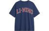 Li Ning Sports Life Collection T Shirt Unisex Dark Ship Blue AHSU653-3