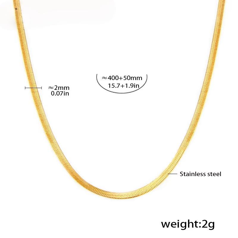 Pig Nose Stacked Design for Women's Elegant, Lightweight, Luxury Stainless Steel Sweater Chain with Gold Plated Fashion Style
