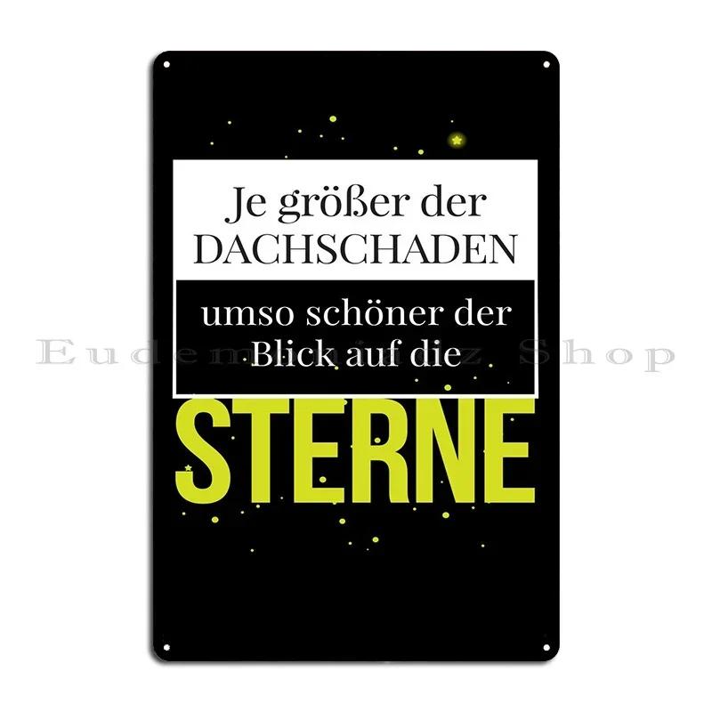 The Bigger The Roof Damage Metal Sign Plaques Mural Customize Cave Design Plaques Tin Sign Poster 20x30cm(7.8x11.8inch)