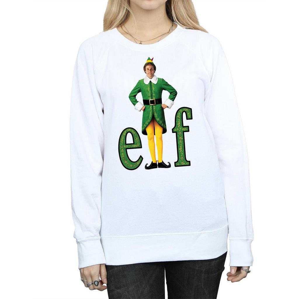 Elf Womens/Ladies Buddy Logo Sweatshirt