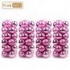 Christmas Tree Balls 3cm 24pcs Multicolor Ornaments Set Shatterproof Baubles Decoration for Xmas Tree Family Party Supplies