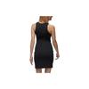 Jordan Summer Slit Embroidered Tank Dress Women's Black