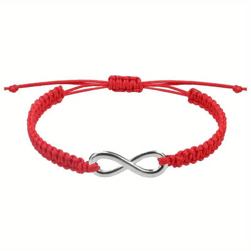 8-Shaped Bracelet Versatile Adjustable Hand Rope Infinity Bracelet Creative Couple Bracelet For Gift Friendship Special Occasion