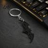 Men Keychain Alloy Bat Dart Keychain Car Key Ring Holder for Metal Men Handbags Backpacks Charm Decorative Accessory Halloween Durable
