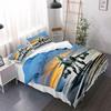 Aircraft Three-Piece Quilt Cover 3D Digital Printing Bedding Set Four Seasons Bed Cover