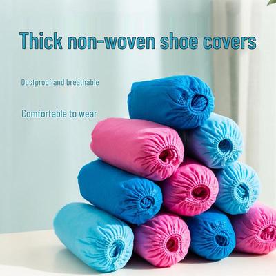 Thickened Non-Slip Breathable Disposable Non-Woven Shoe Covers for Indoor Use