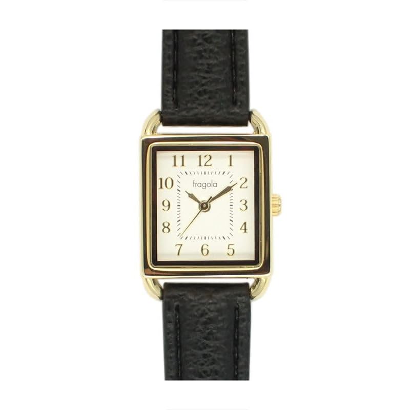 

[Follow] watch fragola square watch H04322A-1 BK ladies black