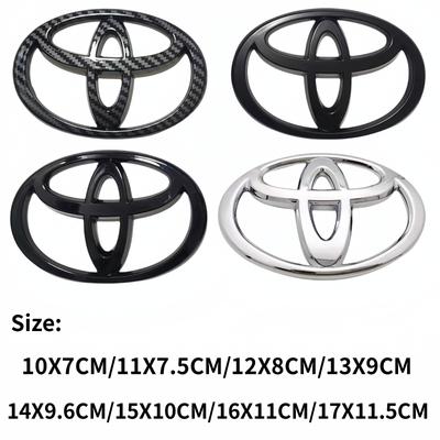 3D Toyota Auto Emblem Abzeichen Für Frontgrill Haube Heckklappe Logo Corolla Camry RAV4 Hilux Yaris Zubehör