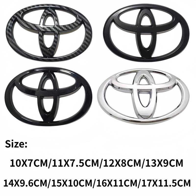 3D Toyota Car Emblem Badge For Front Grill Hood Rear Trunk Logo Corolla Camry RAV4 Hilux Yaris Accessory