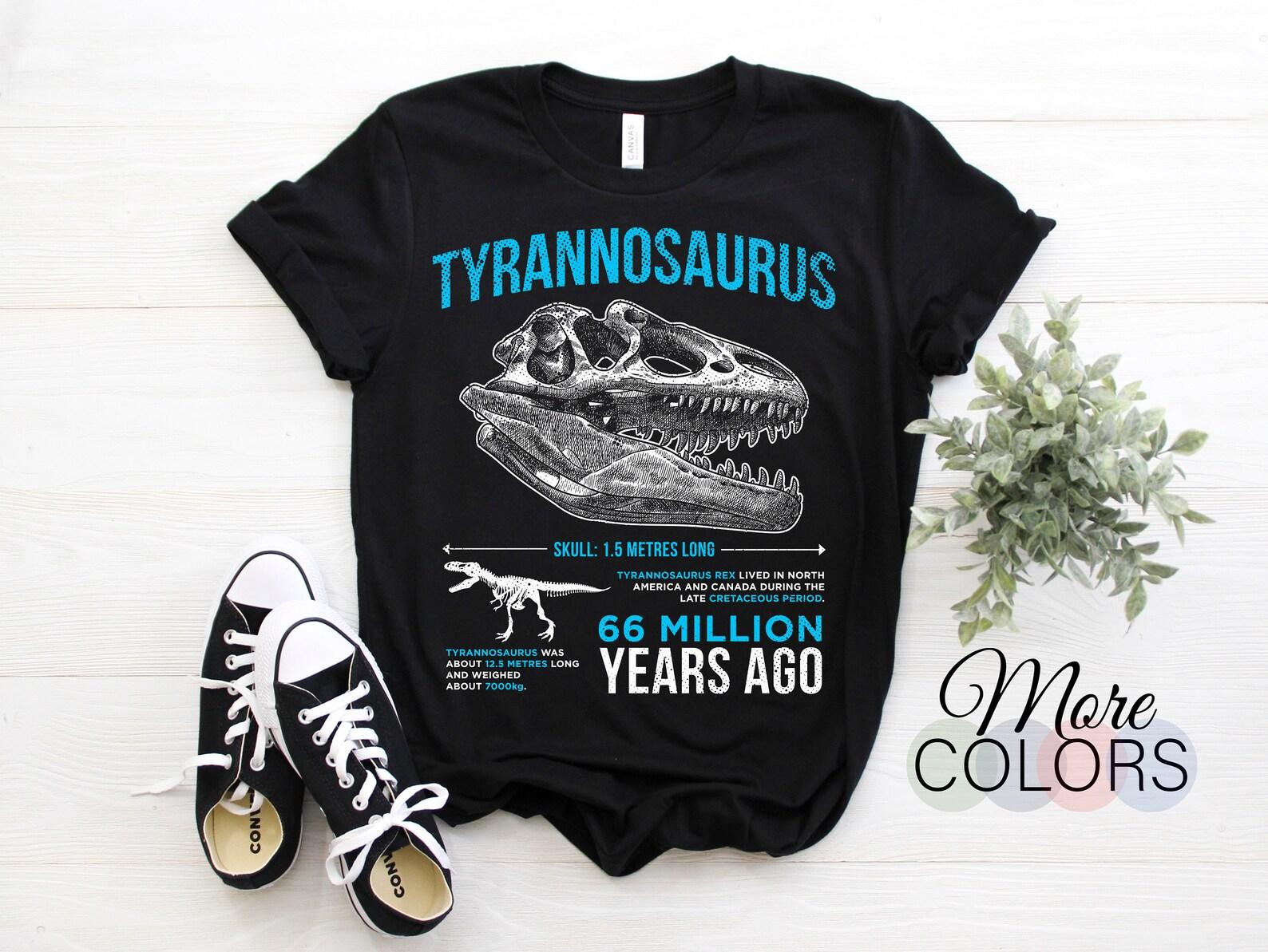 Dinosaurs Educational, Visit Trip Museum, Future Paleontologist Paleontology Dino Lover Gifts T-Shirt, Skeleton T-Rex, Skull Prehistoric, 120