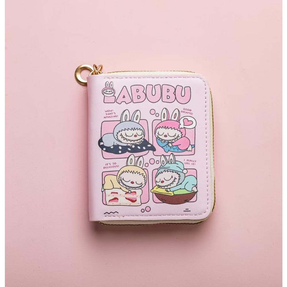 Small Wallet Short Kabibara Folding Card Bag Student Small Multi-ID Wallet