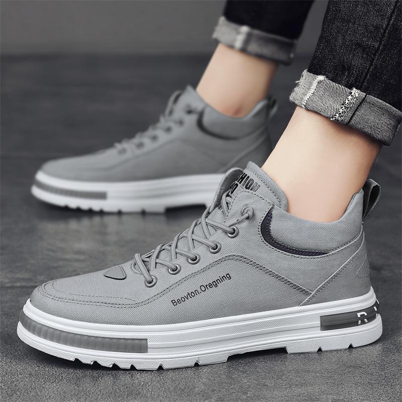 Canvas shoes autumn new spring and autumn sports board shoes cloth shoes casual shoes 39 серый