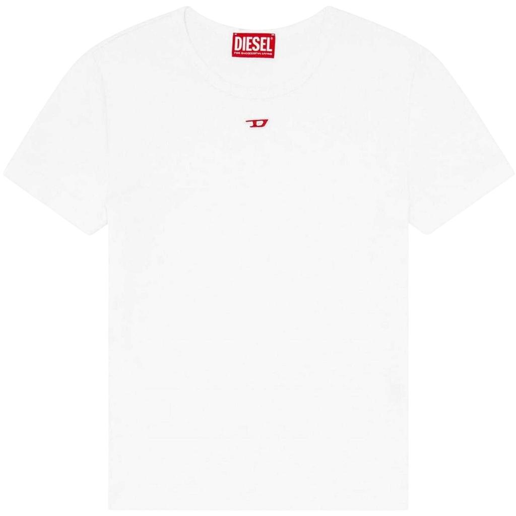 Diesel Womens/Ladies Ele Logo Cropped Slim T-Shirt
