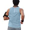 Gilet da corsa per maratona professionale senza segni alta elasticità seta di ghiaccio asciugatura rapida abbigliamento sportivo fitness atletica allenamento sportivo top