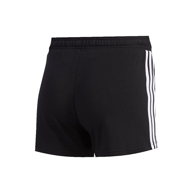 Adidas Neo Faves Elastic Solid Stripe Shorts Women Bottoms Black FP7342