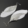 Exaggerated Angel Wings Feather Earrings - Long, Stylish Fashion Jewelry