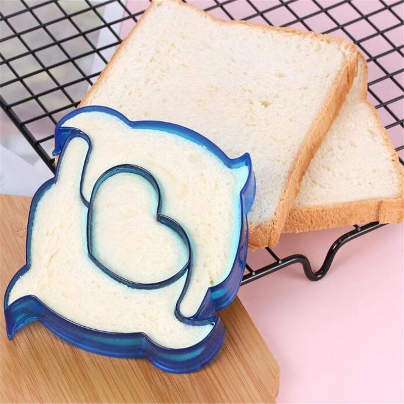 Cute DIY Sandwich Cookie Cutters Creative DIY Funny Shaped Bread Maker Cutting Tools for Kids Boys Girls