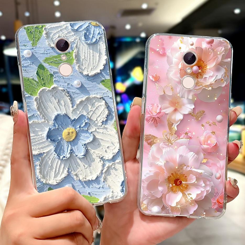 For Xiaomi Redmi 5 Plus Case Cute Cat Lion Painted Cover Soft Silicone Phone Case For Xiaomi Redmi 5 Redmi5 Plus Back Cover Bags